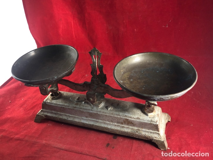 Antig&uuml;edades: Balanza antigua 29x18cm - Foto 2