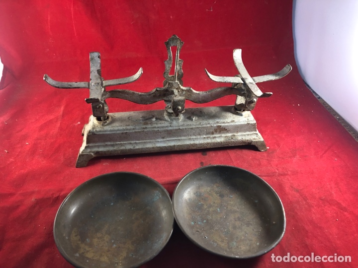 Antig&uuml;edades: Balanza antigua 29x18cm - Foto 3