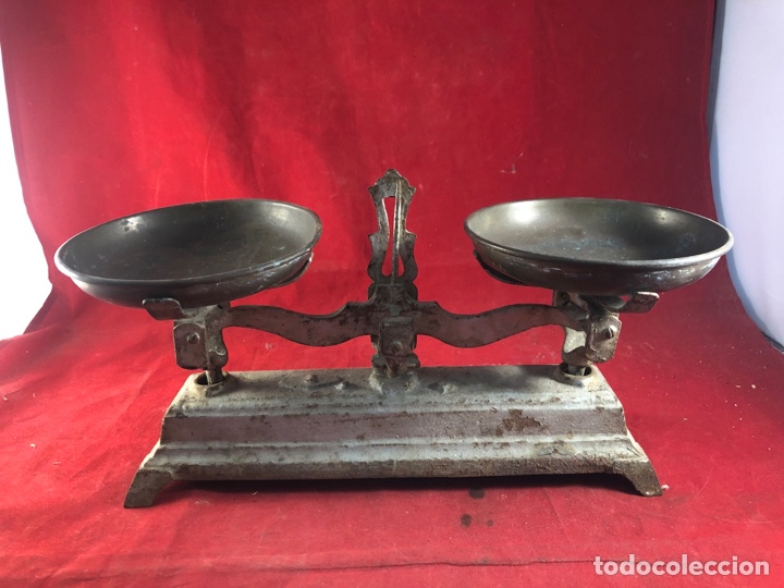 Antig&uuml;edades: Balanza antigua 29x18cm - Foto 1