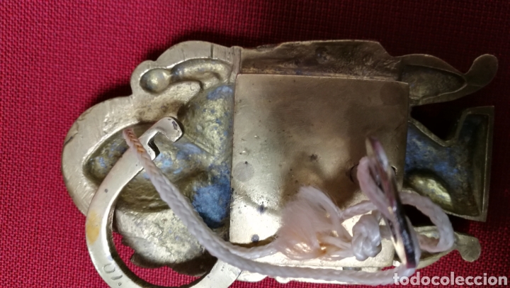 Antig&uuml;edades: BONITO CANDADO BRONCE DE COLECCION - Foto 5