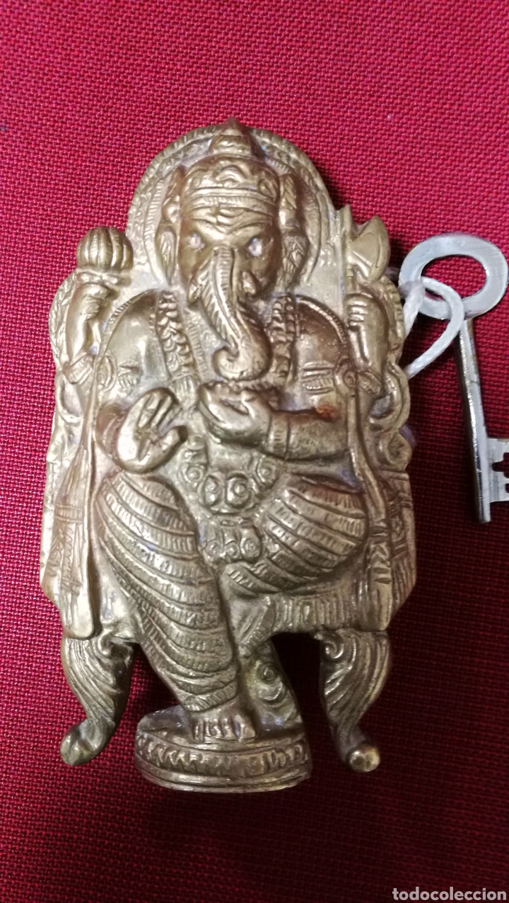 Antig&uuml;edades: BONITO CANDADO BRONCE DE COLECCION - Foto 1
