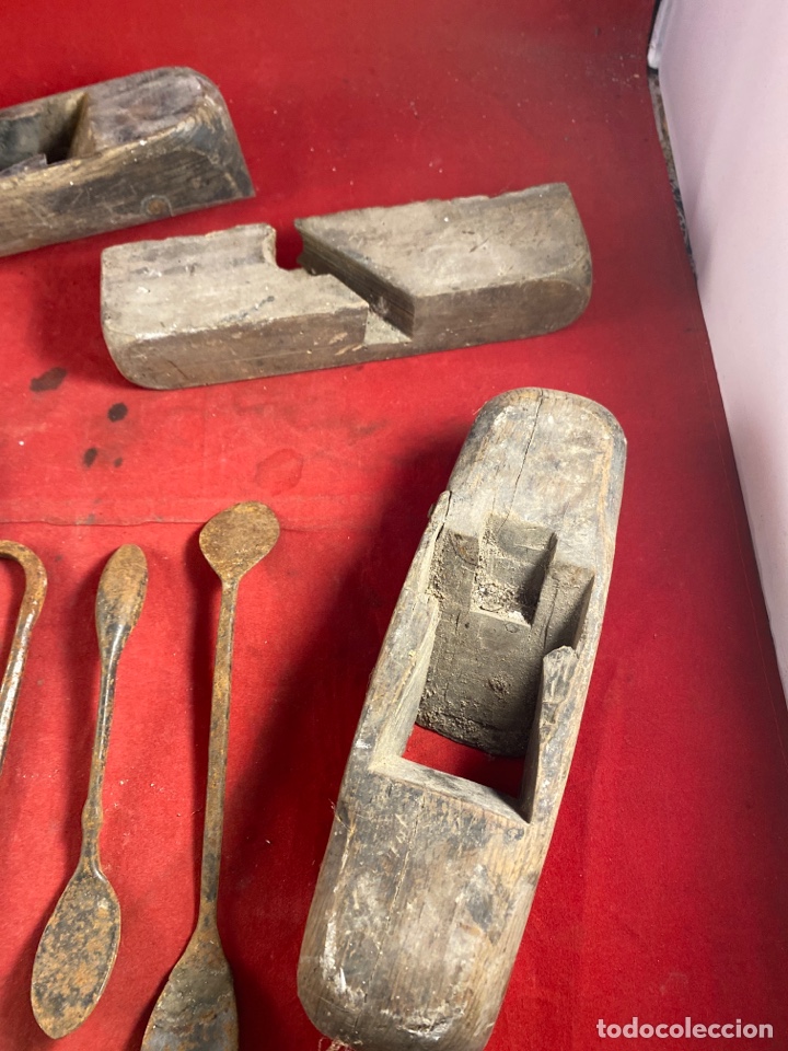 Antig&uuml;edades: Lote de herramientas de CARPINTERIA - Foto 3