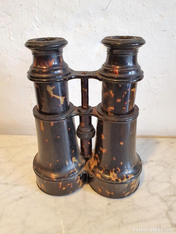 Antig&uuml;edades: PRISMATICOS GEMELOS DE CAREY - Foto 2