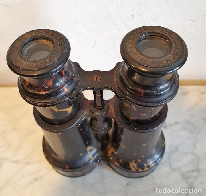 Antig&uuml;edades: PRISMATICOS GEMELOS DE CAREY - Foto 3