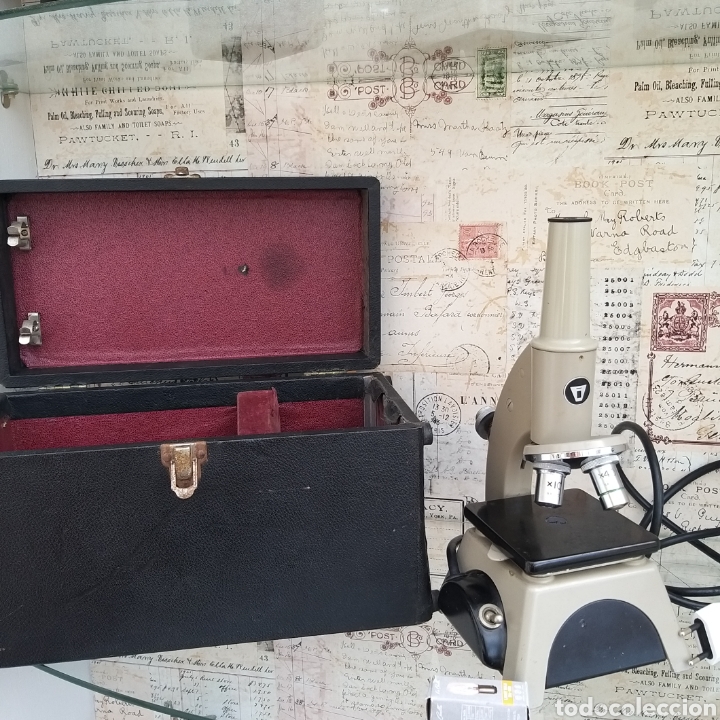 Antig&uuml;edades: Microscopio C. Baker London - Foto 1