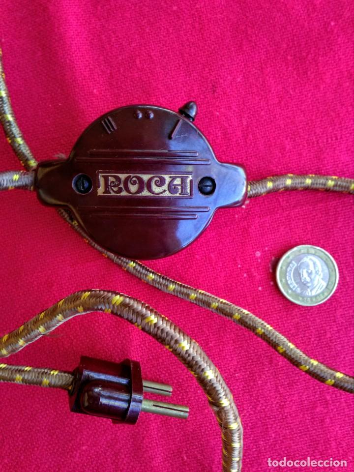 Antig&uuml;edades: Cable interruptor antiguo Roca - Foto 2