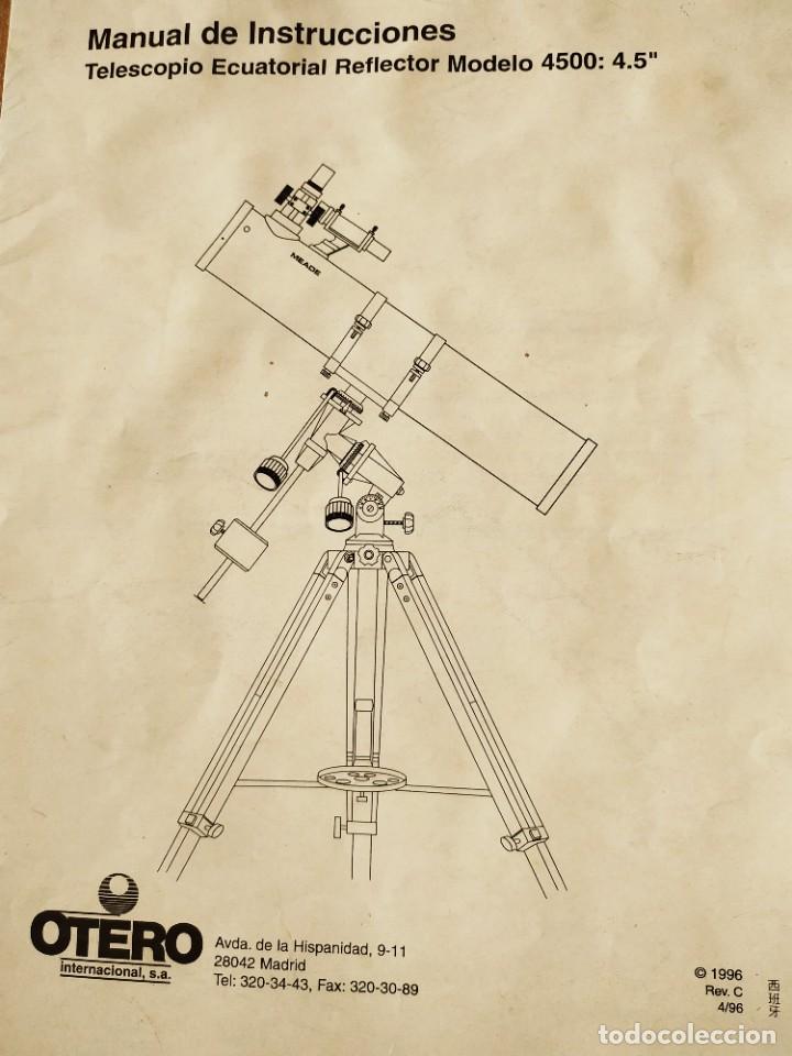 Antig&uuml;edades: Telescopio Ecuatorial Reflector japon&eacute;s - Foto 18