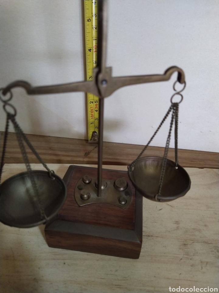 Antig&uuml;edades: Balanza de joyero - Foto 2
