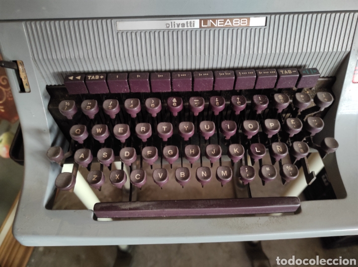 Antig&uuml;edades: M&Aacute;QUINA DE ESCRIBIR HISPANO OLIVETTI L&Iacute;NEA 88 - Foto 3