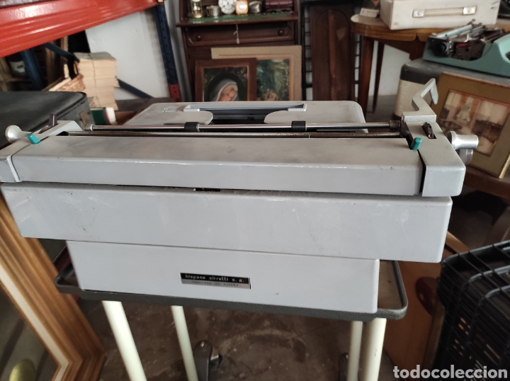 Antig&uuml;edades: M&Aacute;QUINA DE ESCRIBIR HISPANO OLIVETTI L&Iacute;NEA 88 - Foto 8