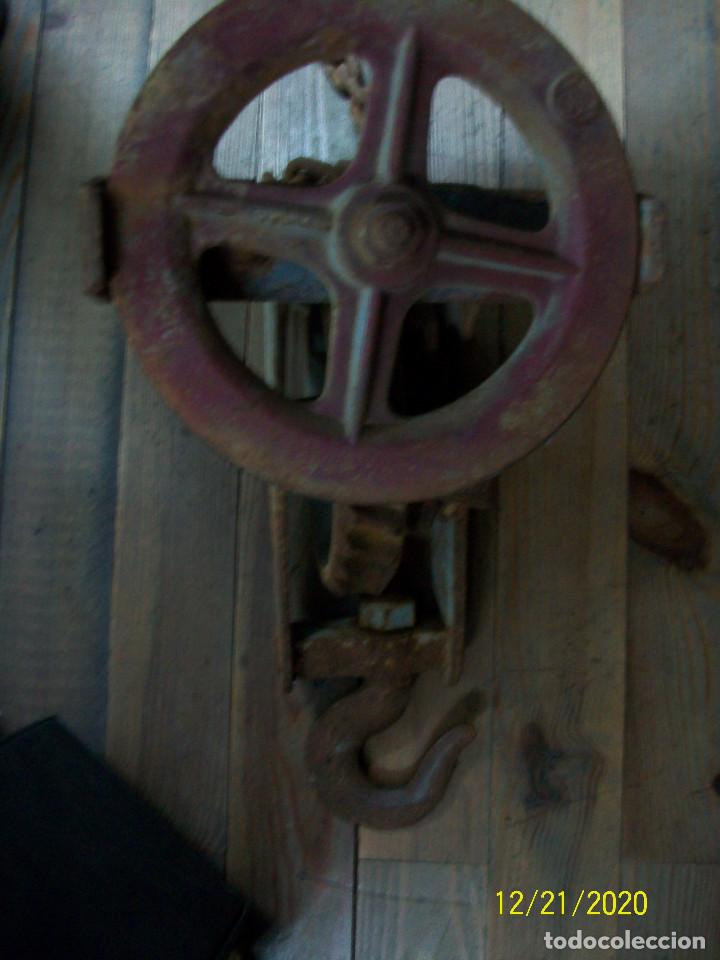 Antig&uuml;edades: ANTIGUO POLIPASTO - Foto 6