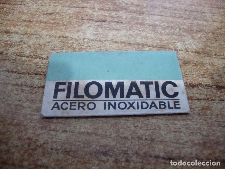 Antig&uuml;edades: FUNDA DE AFEITAR CON HOJA FILOMATIC - Foto 1