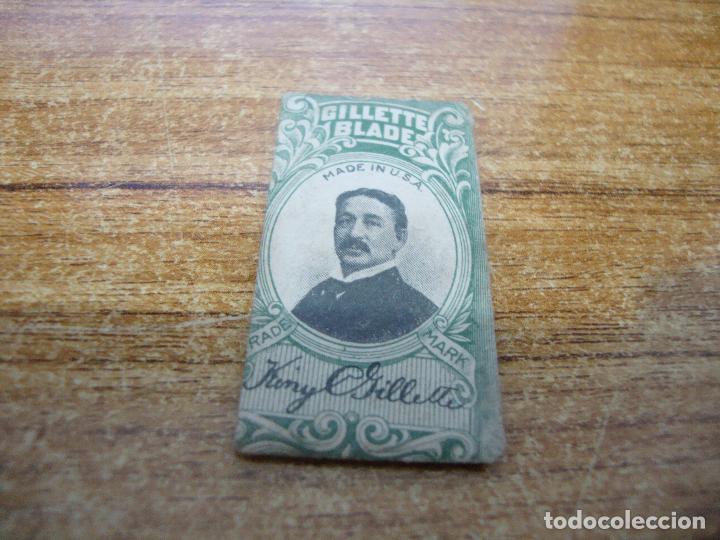 Antig&uuml;edades: FUNDA DE AFEITAR CON HOJA GILLETTE - Foto 1