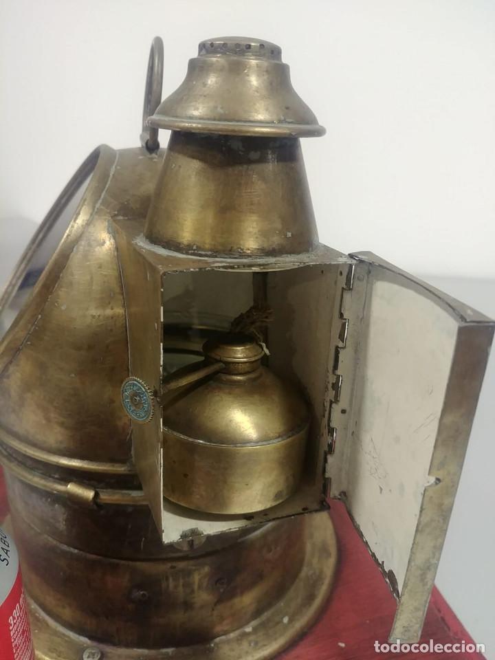 Antig&uuml;edades: Comp&aacute;s N&aacute;utico Trepat con candileja - Foto 4