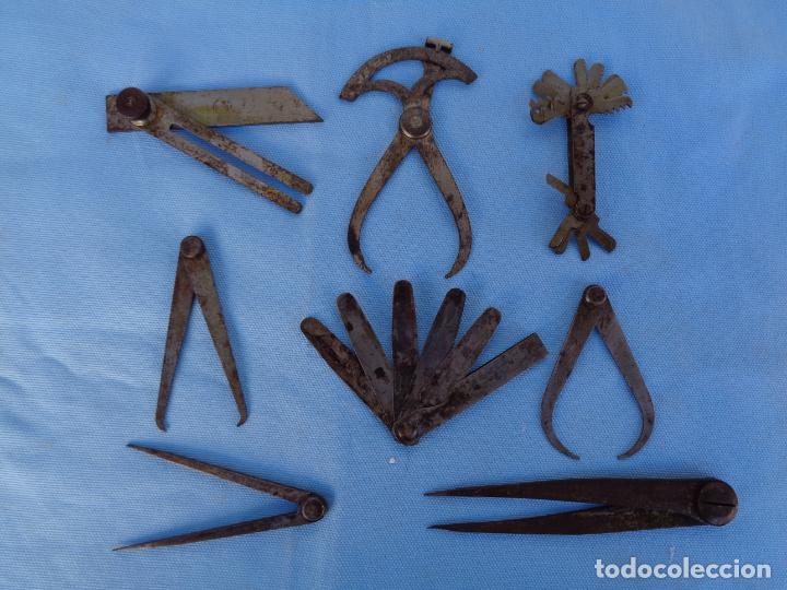 Antig&uuml;edades: LOTE DE 8 HERRAMIENTAS COMP&Aacute;S DE PRECISI&Oacute;N. - Foto 1