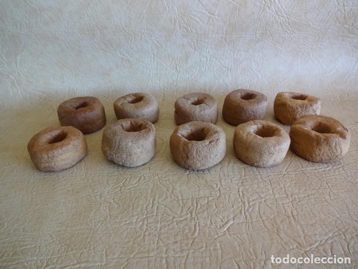 Antig&uuml;edades: lote 10 antiguas boyas de red de pesca - Foto 2