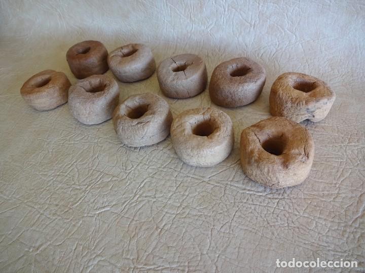 Antig&uuml;edades: lote 10 antiguas boyas de red de pesca - Foto 4
