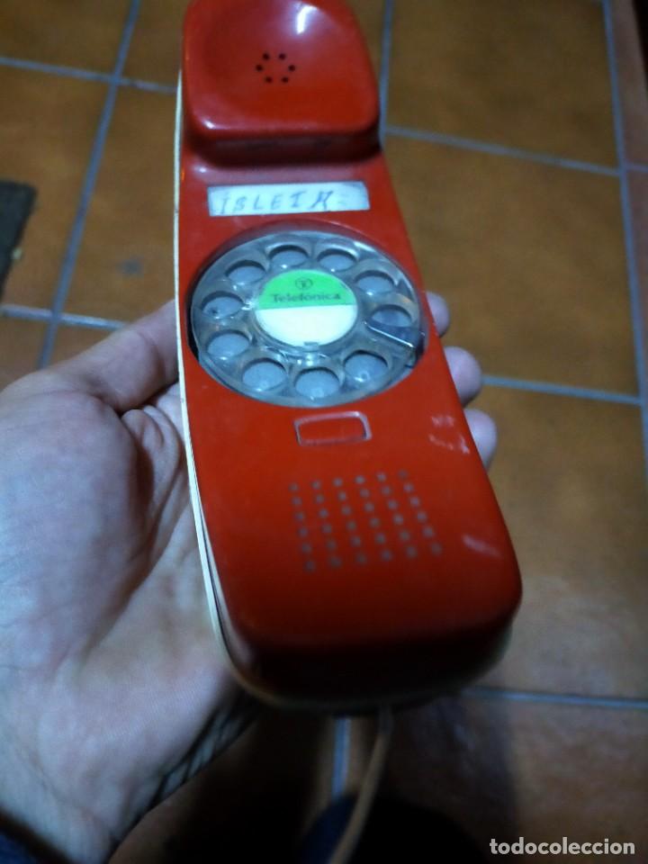 Tel&eacute;fonos: Antiguo auricular de tel&eacute;fono g&oacute;ndola Telef&oacute;nica - Foto 2