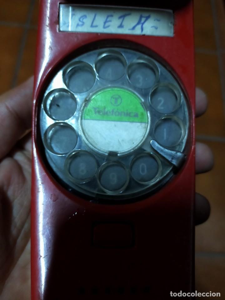Tel&eacute;fonos: Antiguo auricular de tel&eacute;fono g&oacute;ndola Telef&oacute;nica - Foto 3