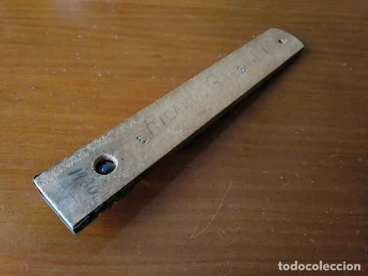 Antig&uuml;edades: TERMOMETRO GRADOS REAUMUR Y CELSIUS - CENT&Iacute;GRADOS - DE LOS A&Ntilde;OS 30 CON BASE DE MADERA. - Foto 9