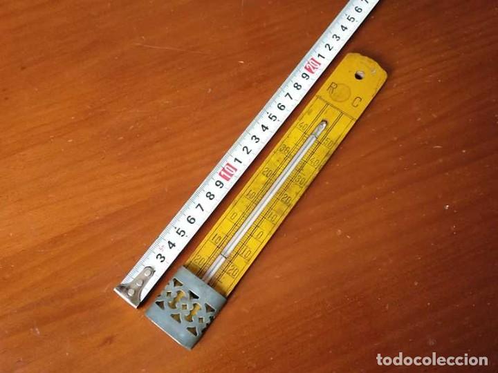 Antig&uuml;edades: TERMOMETRO GRADOS REAUMUR Y CELSIUS - CENT&Iacute;GRADOS - DE LOS A&Ntilde;OS 30 CON BASE DE MADERA. - Foto 28