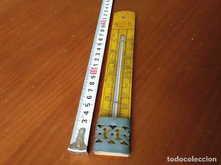 Antig&uuml;edades: TERMOMETRO GRADOS REAUMUR Y CELSIUS - CENT&Iacute;GRADOS - DE LOS A&Ntilde;OS 30 CON BASE DE MADERA. - Foto 29