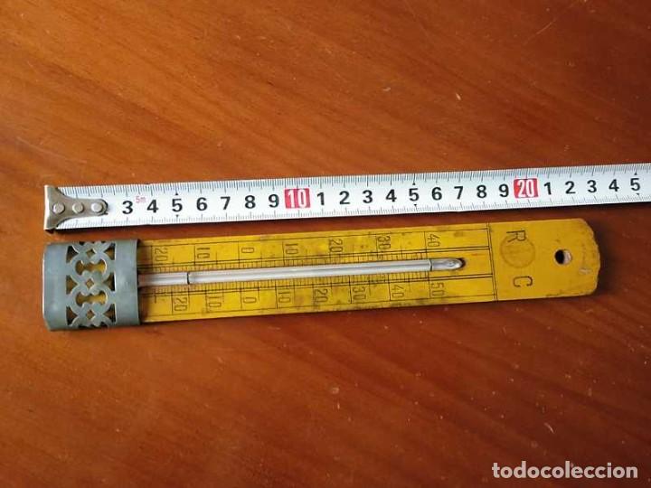Antig&uuml;edades: TERMOMETRO GRADOS REAUMUR Y CELSIUS - CENT&Iacute;GRADOS - DE LOS A&Ntilde;OS 30 CON BASE DE MADERA. - Foto 30