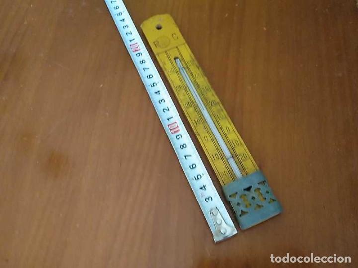 Antig&uuml;edades: TERMOMETRO GRADOS REAUMUR Y CELSIUS - CENT&Iacute;GRADOS - DE LOS A&Ntilde;OS 30 CON BASE DE MADERA. - Foto 31