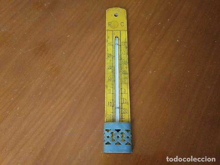 Antig&uuml;edades: TERMOMETRO GRADOS REAUMUR Y CELSIUS - CENT&Iacute;GRADOS - DE LOS A&Ntilde;OS 30 CON BASE DE MADERA. - Foto 33