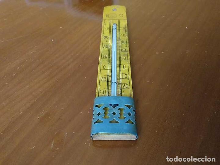 Antig&uuml;edades: TERMOMETRO GRADOS REAUMUR Y CELSIUS - CENT&Iacute;GRADOS - DE LOS A&Ntilde;OS 30 CON BASE DE MADERA. - Foto 36