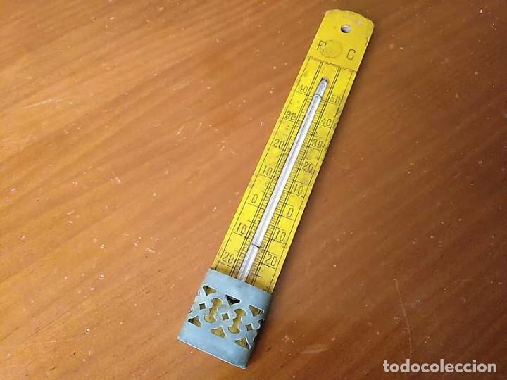 Antig&uuml;edades: TERMOMETRO GRADOS REAUMUR Y CELSIUS - CENT&Iacute;GRADOS - DE LOS A&Ntilde;OS 30 CON BASE DE MADERA. - Foto 37