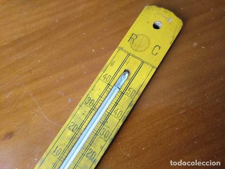 Antig&uuml;edades: TERMOMETRO GRADOS REAUMUR Y CELSIUS - CENT&Iacute;GRADOS - DE LOS A&Ntilde;OS 30 CON BASE DE MADERA. - Foto 38