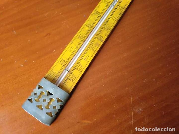 Antig&uuml;edades: TERMOMETRO GRADOS REAUMUR Y CELSIUS - CENT&Iacute;GRADOS - DE LOS A&Ntilde;OS 30 CON BASE DE MADERA. - Foto 39