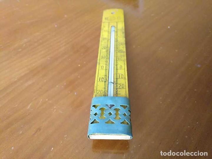 Antig&uuml;edades: TERMOMETRO GRADOS REAUMUR Y CELSIUS - CENT&Iacute;GRADOS - DE LOS A&Ntilde;OS 30 CON BASE DE MADERA. - Foto 47