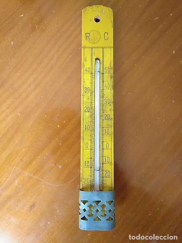 Antig&uuml;edades: TERMOMETRO GRADOS REAUMUR Y CELSIUS - CENT&Iacute;GRADOS - DE LOS A&Ntilde;OS 30 CON BASE DE MADERA. - Foto 48