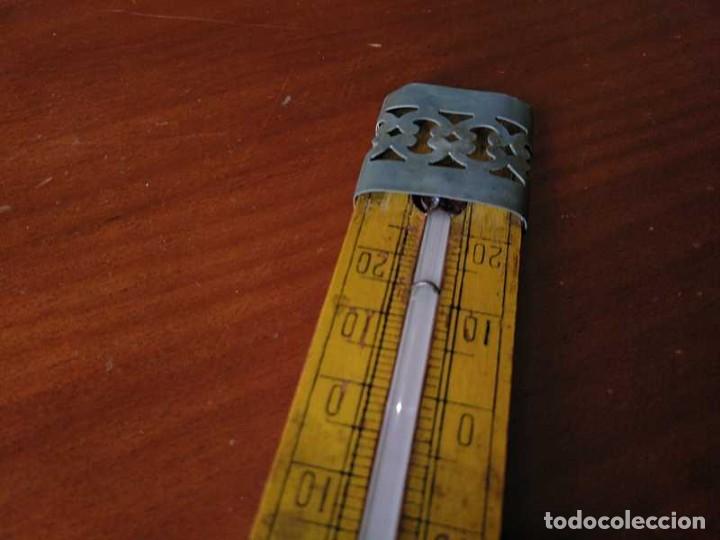 Antig&uuml;edades: TERMOMETRO GRADOS REAUMUR Y CELSIUS - CENT&Iacute;GRADOS - DE LOS A&Ntilde;OS 30 CON BASE DE MADERA. - Foto 59