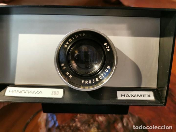 Antig&uuml;edades: PROYECTOR DE DIAPOSITIVAS HANIMEX ANORAMA 300 FUNCIONANDO - Foto 8