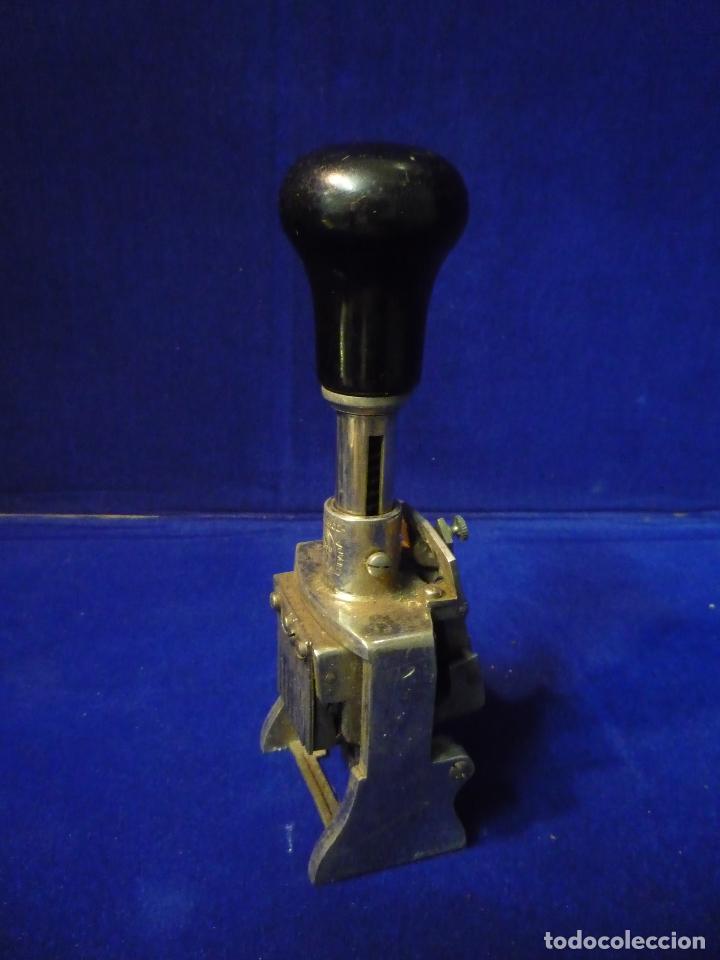 Antig&uuml;edades: NUMERADOR ANTIGUO AUTOMATICO - Foto 3