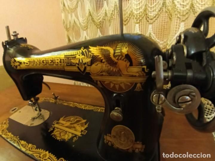 completa y antigua maquina de coser singer. - Compra venta en todocoleccion