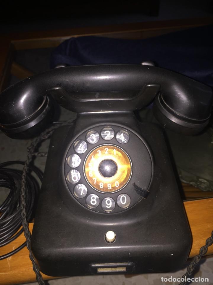 Tel&eacute;fonos: TELEFONO ALEMAN CON SU CABLEADO Y MECANISMOS ORIGINALES - Foto 1