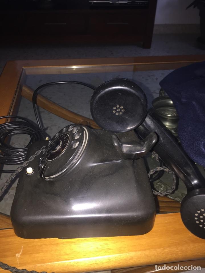Tel&eacute;fonos: TELEFONO ALEMAN CON SU CABLEADO Y MECANISMOS ORIGINALES - Foto 2