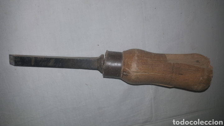 Antig&uuml;edades: Escoplo para madera marca Peugeot - Foto 2