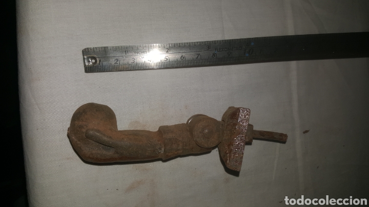 Antig&uuml;edades: Llamador de hierro fundido mano - Foto 2