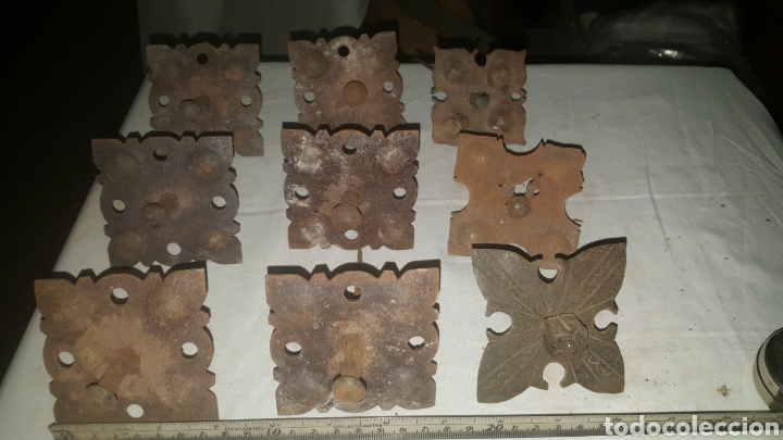 Antig&uuml;edades: 10 clavos de forja - Foto 1