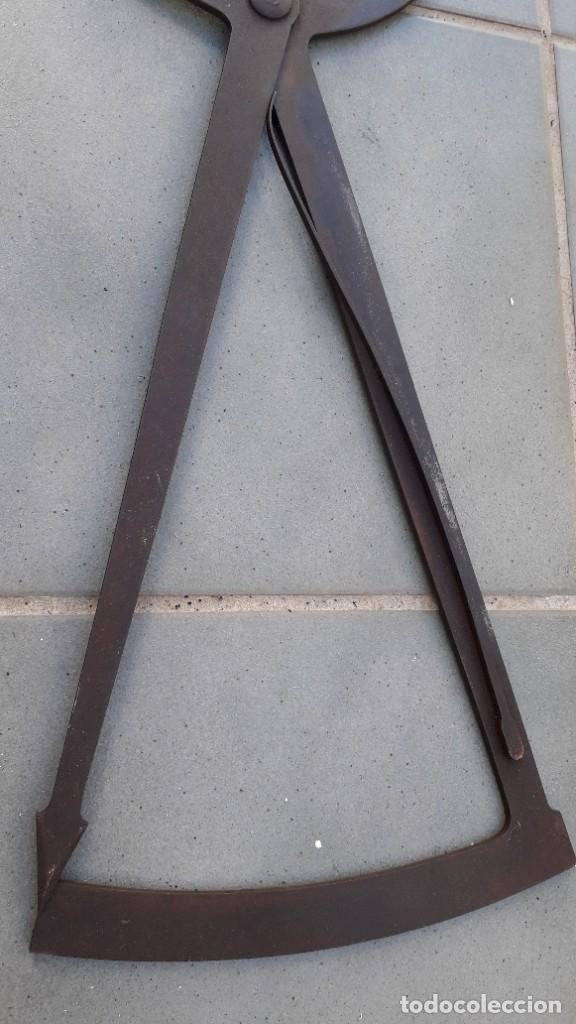 Antig&uuml;edades: Gran compas / medidor de acero 66cm aprox - Foto 4