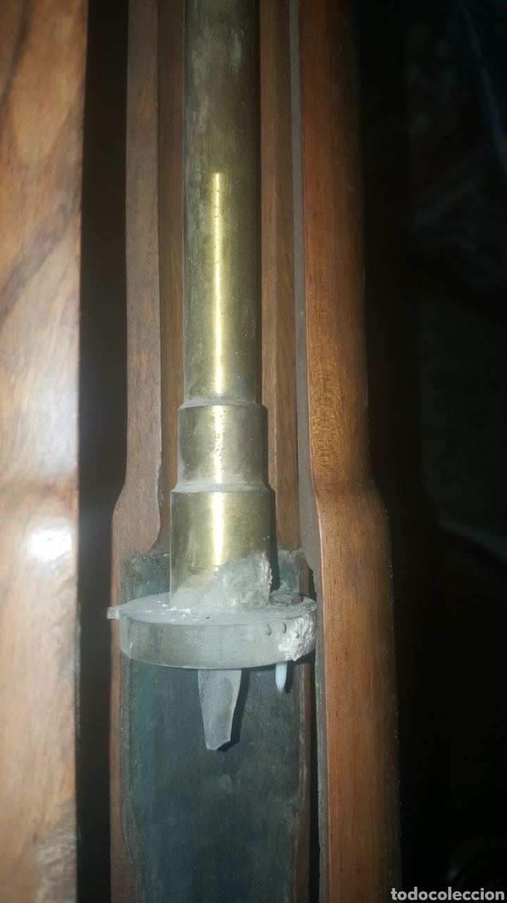 Antig&uuml;edades: tripode de madera con pendulo al centro - Foto 5