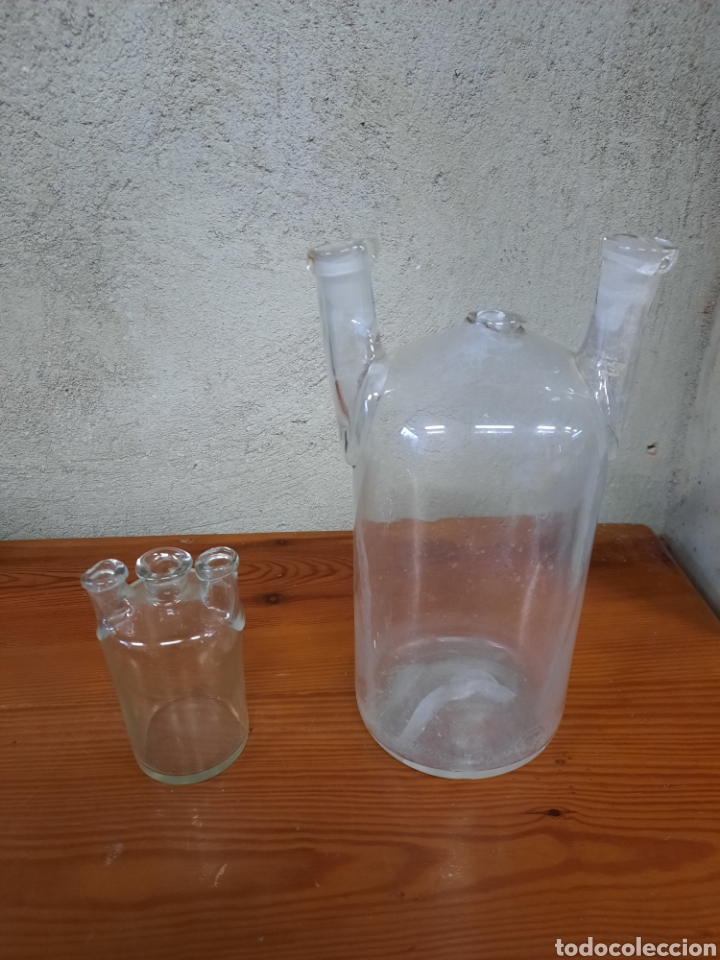 Antig&uuml;edades: Piezas laboratorio cristal soplado - Foto 2