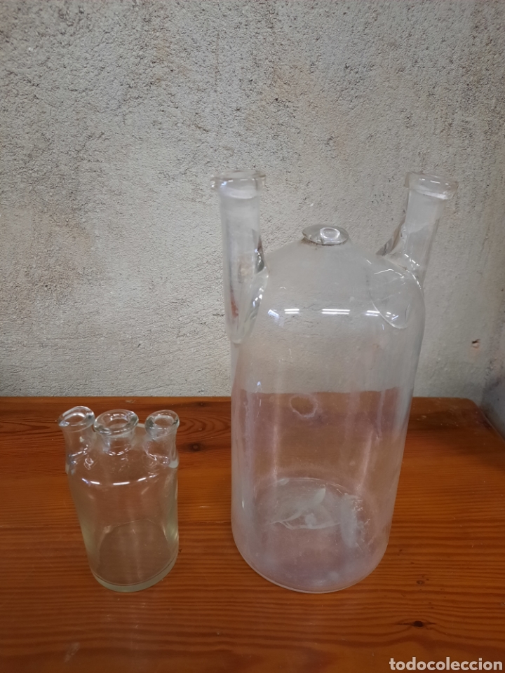 Antig&uuml;edades: Piezas laboratorio cristal soplado - Foto 1