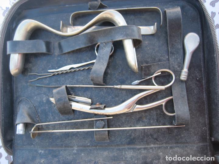 Antig&uuml;edades: Maletin Medico con instrumentaci&oacute;n. - Foto 7