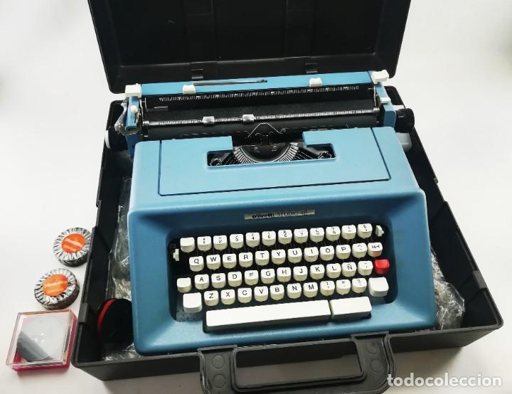 Florecer Alternativa Accor máquina de escribir olivetti studio 46 azul con - Compra venta en  todocoleccion
